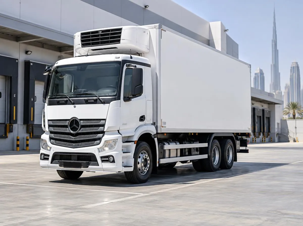 DegreeZero 10-ton Mercedes-Benz Actros reefer truck with Carrier unit