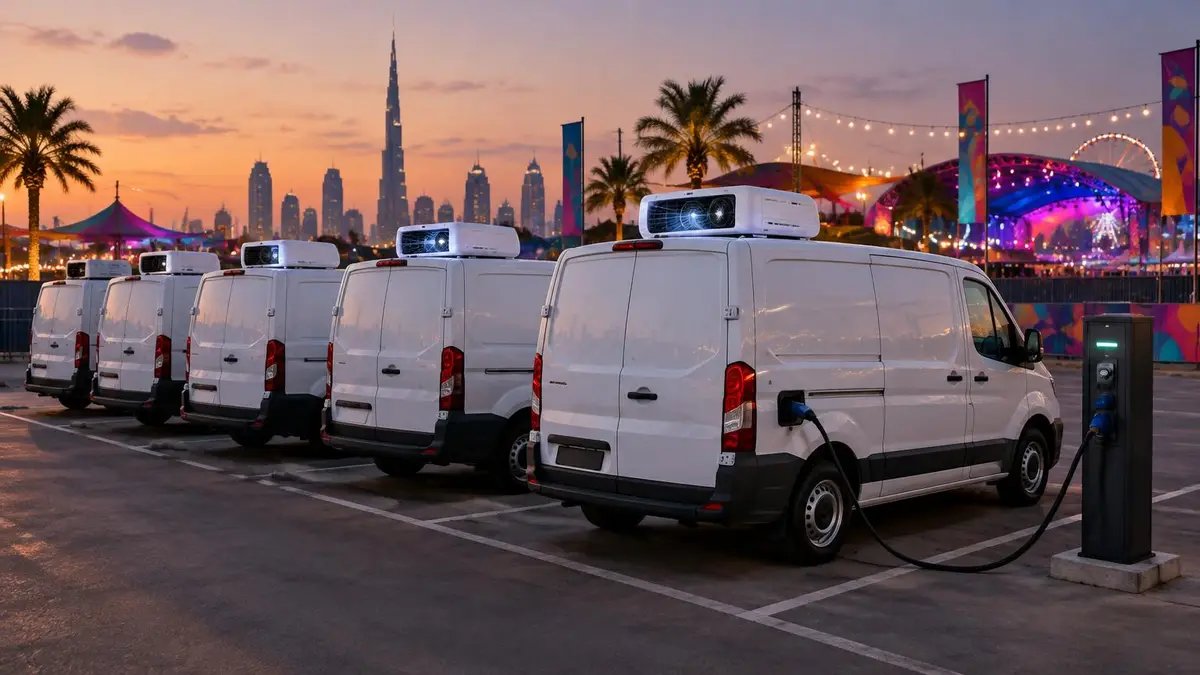 Mobile Cold Storage at Global Village: Using a Parked Chiller Van