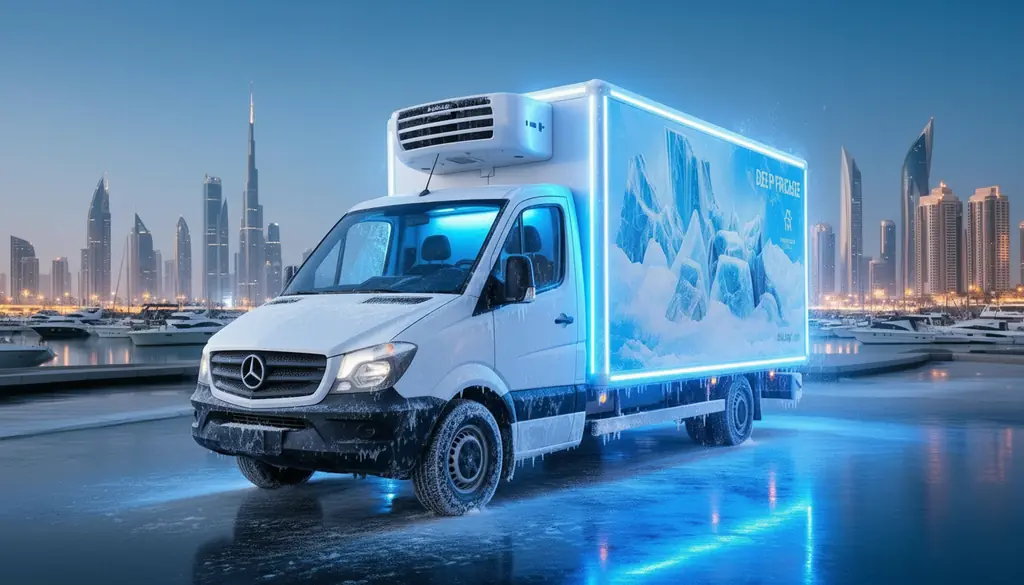 Freezer Van -20°C for rent in Dubai – -20°C to -18°C temperature-controlled transport