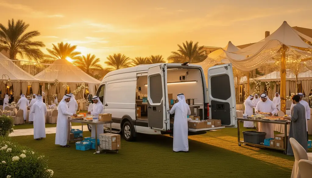 Event & Catering Van for rent in Dubai – 0°C to +10°C temperature-controlled vehicle