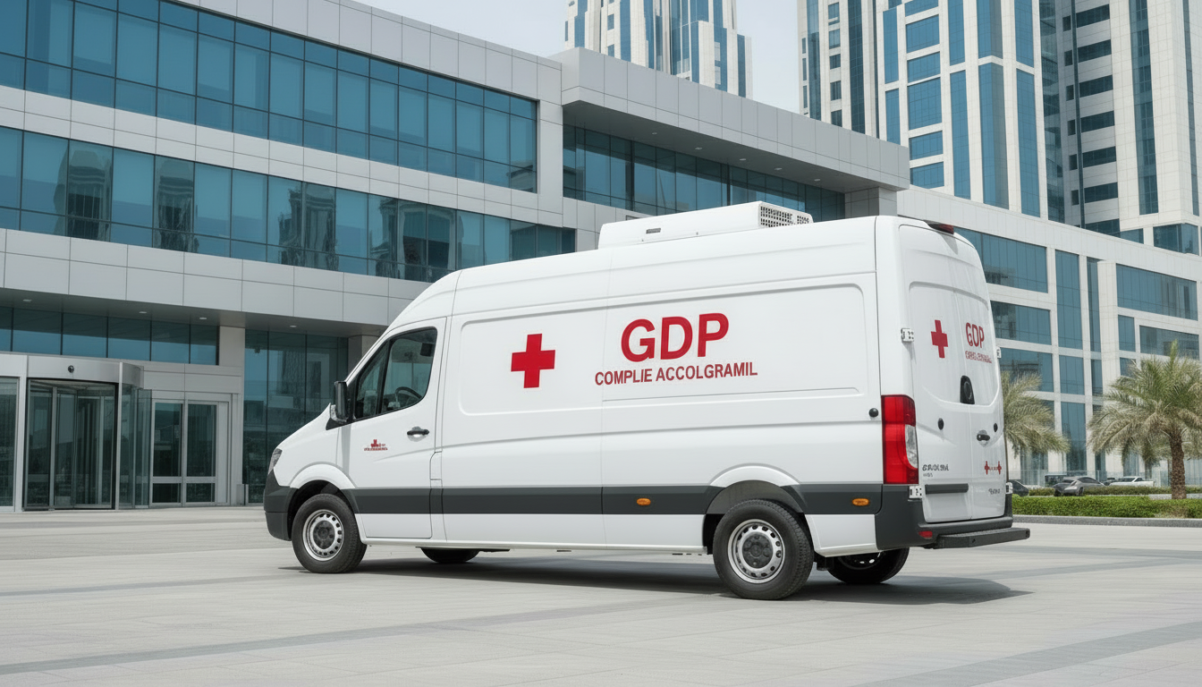 Pharma Transport Van for rent in Dubai – +2°C to +8°C temperature range